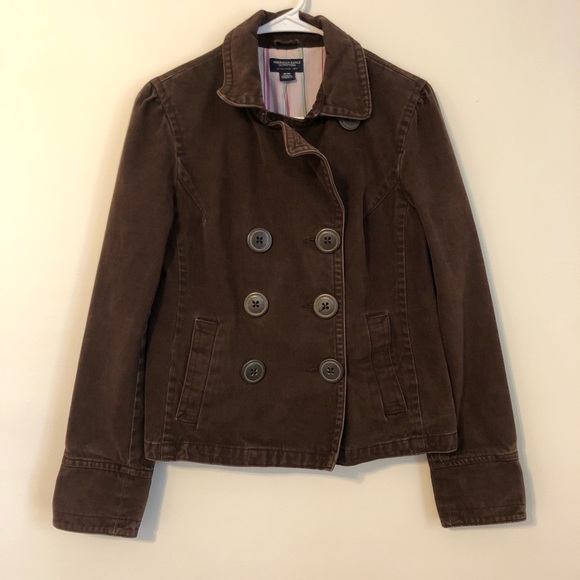 American Eagle Brown Jacket Medium - Picture 1 of 5